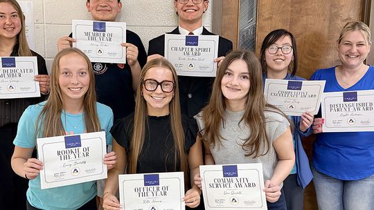 Auburn FBLA Celebrates Year of Service, Leadership at Annual Banquet