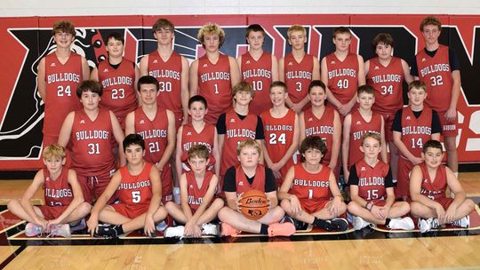 Auburn Middle School Boys Basketball Team