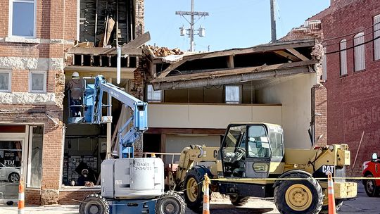 Building Evaluation Continues after Dec 30 Collision