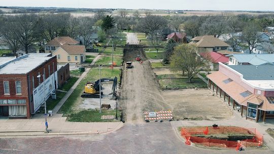 Downtown Revitalization Work Begins in Tecumseh
