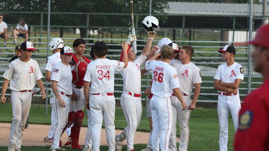 Dunekacke Leads FNBJ Seniors to 14-1 Win over Adams