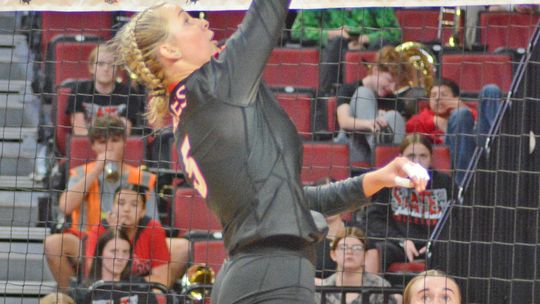 Johnson-Brock Defeats #2, #4 Seeds to Finish Third at C2 State Volleyball Tournament