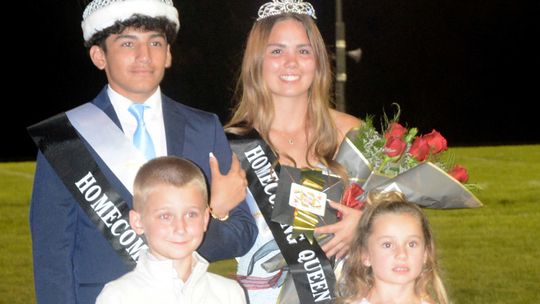 Prado and Trew Crowned Johnson County Central's 2026 Homecoming King & Queen