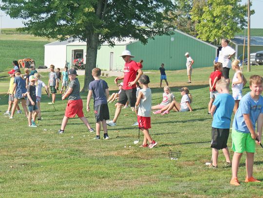 About 60 Beginner Golfers Attend Ken Teten Kids Golf Clinic at Auburn Country Club