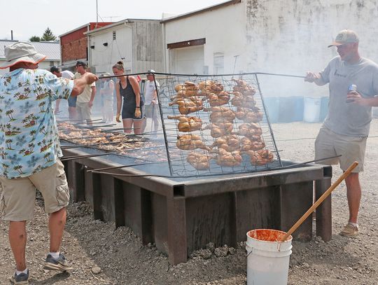 About 600 Dinners Served At 61st Johnson Chicken Barbecue