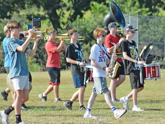 AHS Band Gears Up to Perform at August 30 Football Game; Exhibition Friday