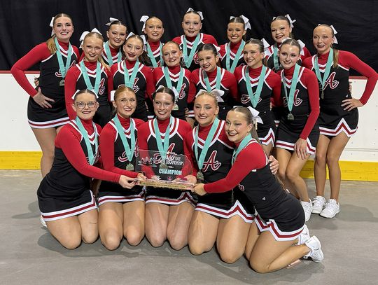 AHS Cheerleaders Return To Top in C-1 Non-Tumbling/Non-Building