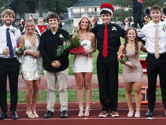 AHS Homecoming Royalty Crowned During Halftime of Falls City Game