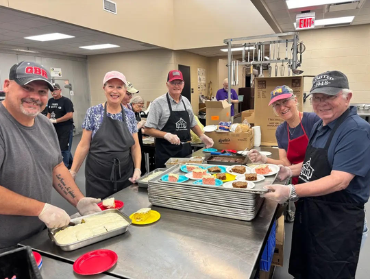 Charter Oak Christian Church Birthday Blessings Bash at Open Door Mission, Omaha