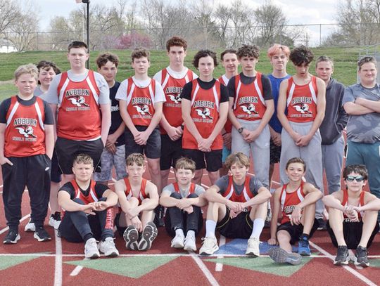 Competing on 2025 Auburn Middle School Track and Field Teams