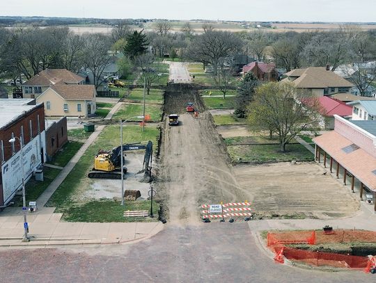 Downtown Revitalization Work Begins in Tecumseh