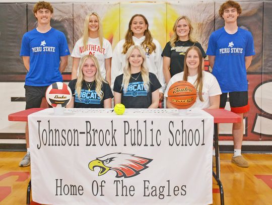 Eight Johnson-Brock Seniors Sign to Further Athletic Careers at Collegiate Levels