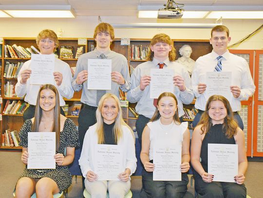 Eight New Members of AHS National Honor Society Chapter