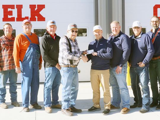 Elk Creek Fire Department Receives Donation