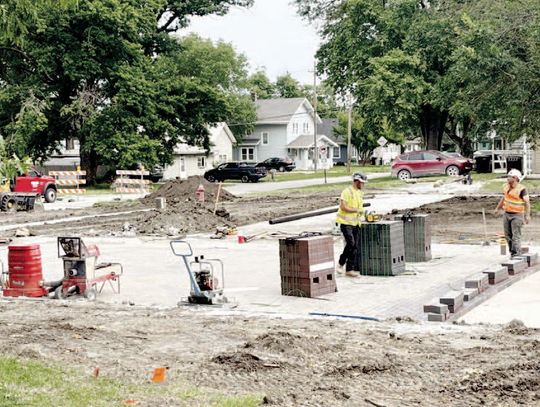 Endicott Clay Products Manufactured all the Brick for Tecumseh's Downtown Revitalization Project