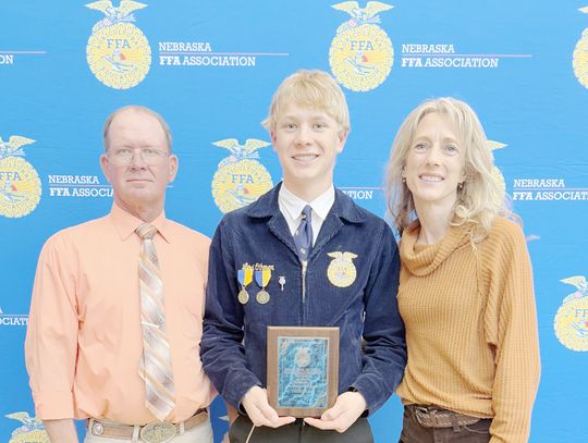 JCC's Othmer Chosen as Nebraska FFA Vice President
