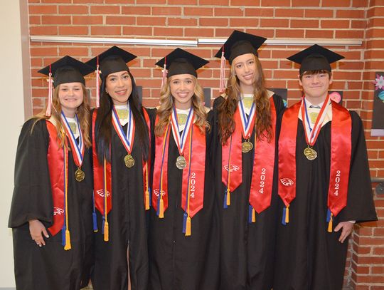 Johnson-Brock Class of 2024 Features Five Valedictorians