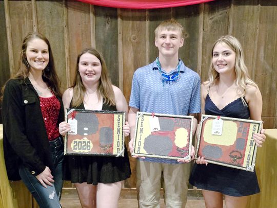 Johnson County Central Cheerleaders Recognized at April 11th Banquet