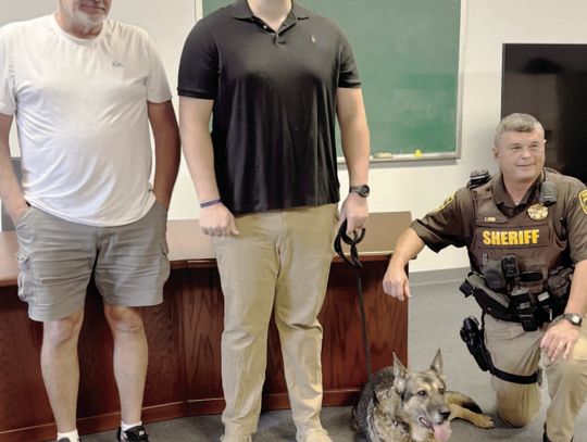 Johnson County Sheriff's K9 Officer Norra Retires