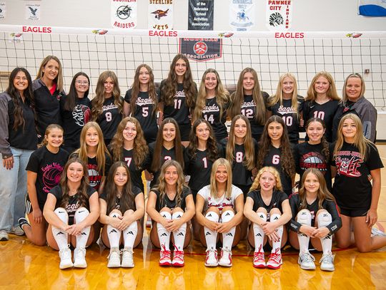 Lady Eagles Split Triangular Games in Home Opener