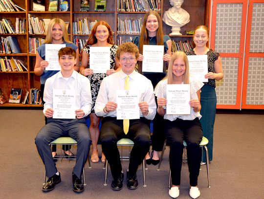 New Students In AHS National Honor Society Chapter