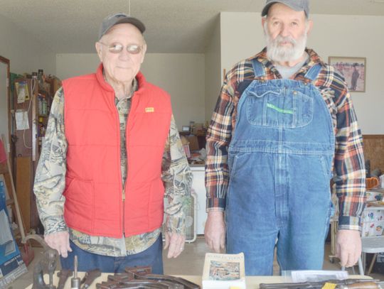 Oestmann and Jordan Collect Wrenches and Unique Farm Tools