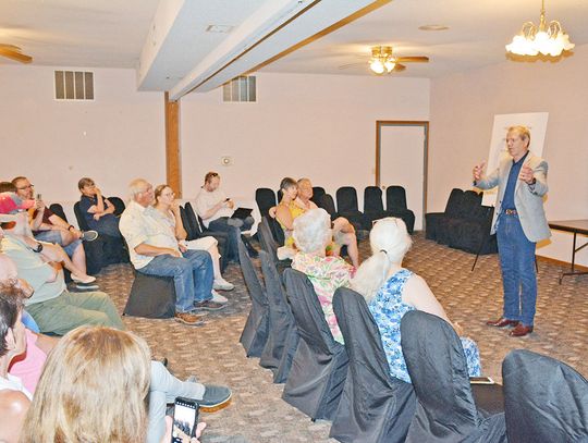 Pillen Recommends Contacting Senators To Support Property Tax Reform At Auburn Town Hall