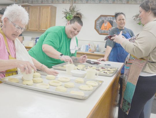 St. Mary’s Church Women Encourage Younger Members to Help Bake Kolaches