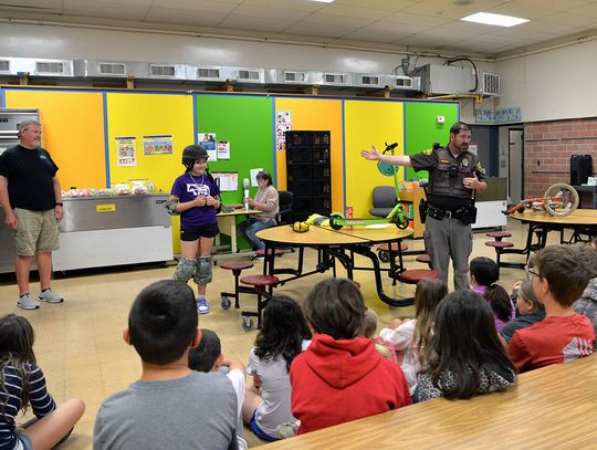 Students Hear About e-Scooter and e-Bike Safety This Summer