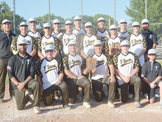Tecumseh Legion Seniors Top Elmwood-Murdock Twice to Claim Second Straight Area Tournament Championship; Split First Two Games at State in Sutton
