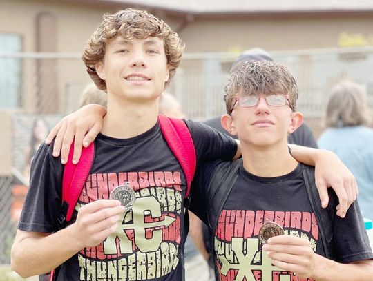 Two JCC Cross Country Runners Medal at Falls City