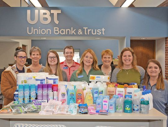 Union Bank & Trust Employees Donate Items to Project Response