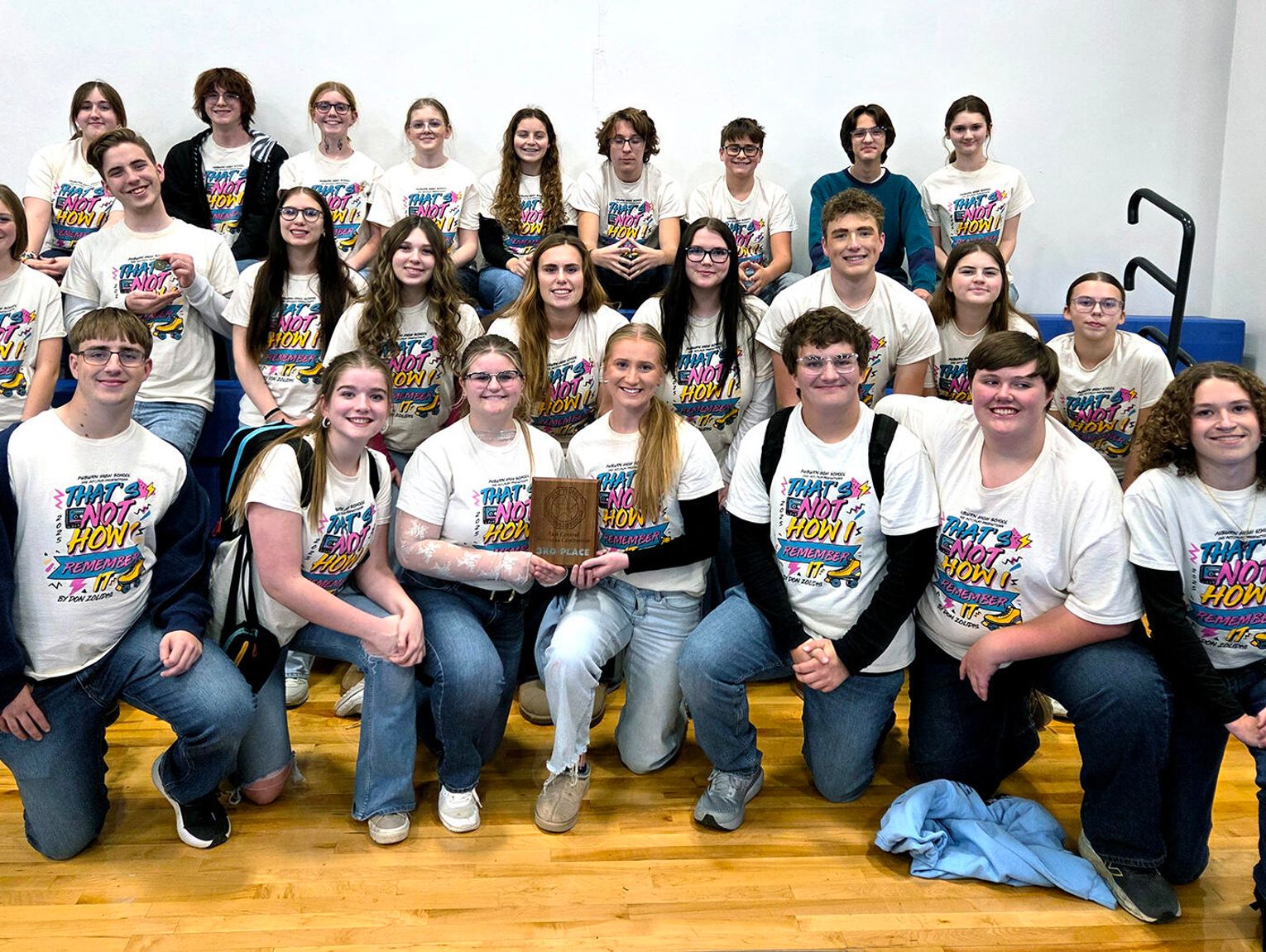 Auburn Wins Division B Play Production at Fairbury; Third in ECNC