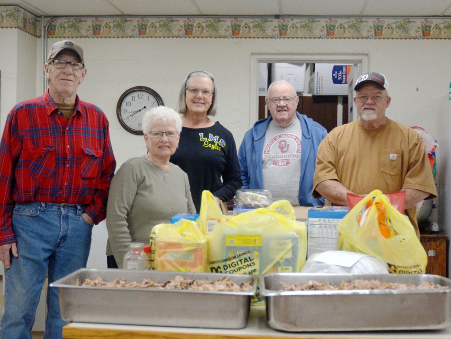 Burki and St. Mary Altar Society Members Donate Food, Water to Firefighters in Western Nebraska