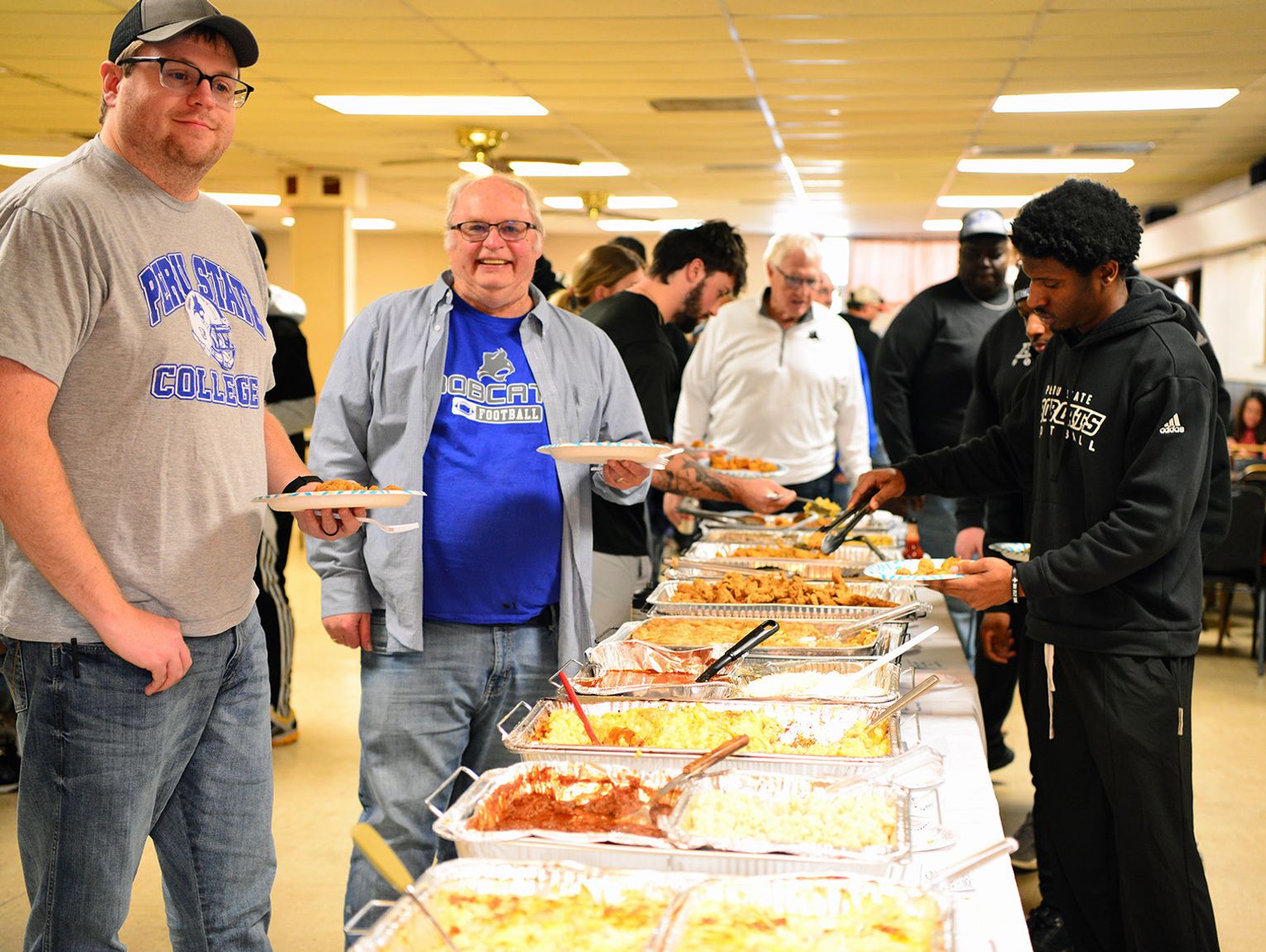 Wild Game and Football Bring Peru State Boosters Together