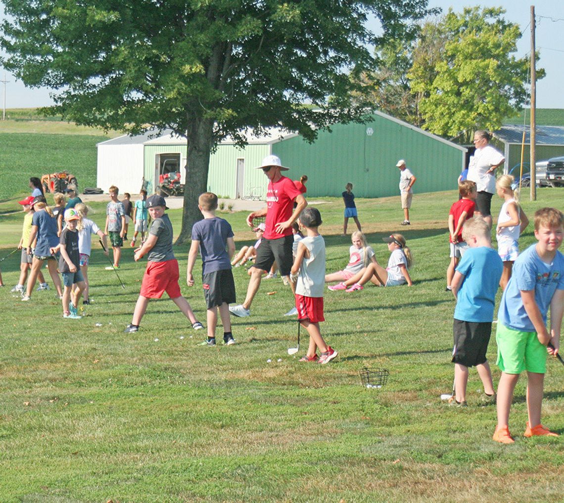 About 60 Beginner Golfers Attend Ken Teten Kids Golf Clinic at Auburn Country Club