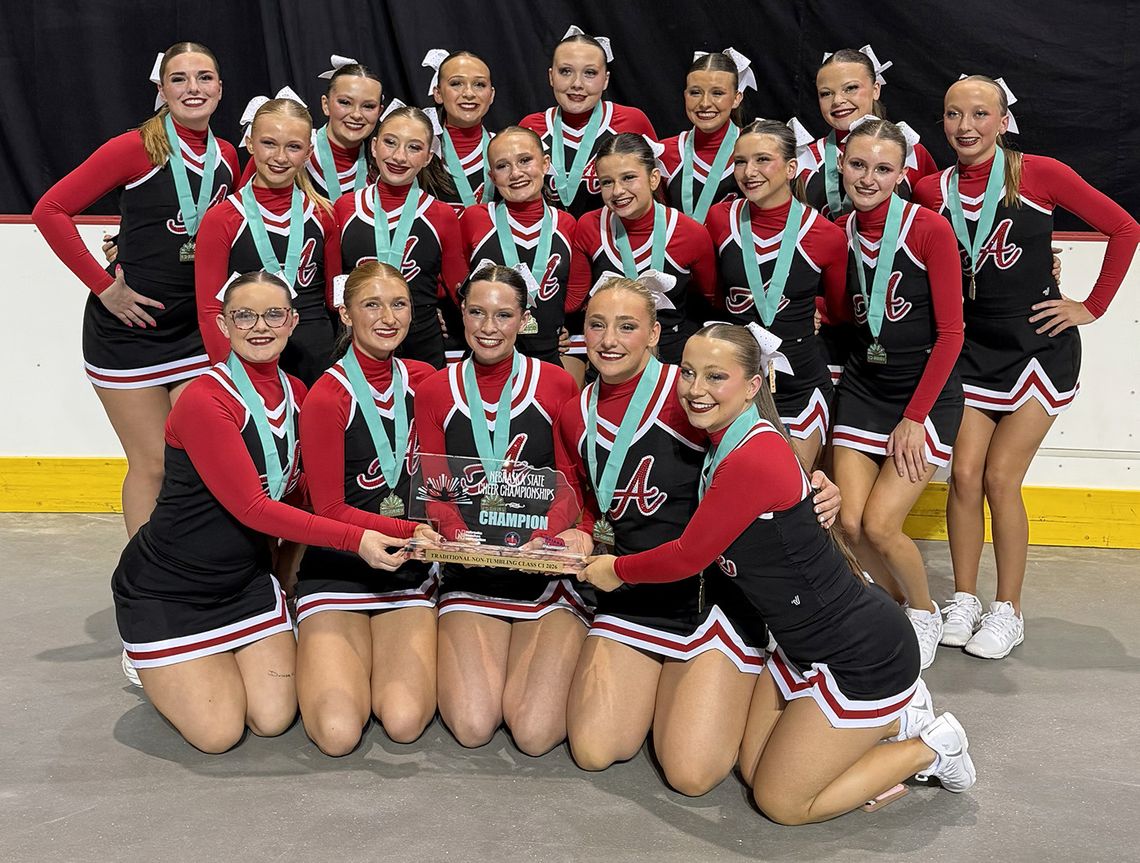 AHS Cheerleaders Return To Top in C-1 Non-Tumbling/Non-Building