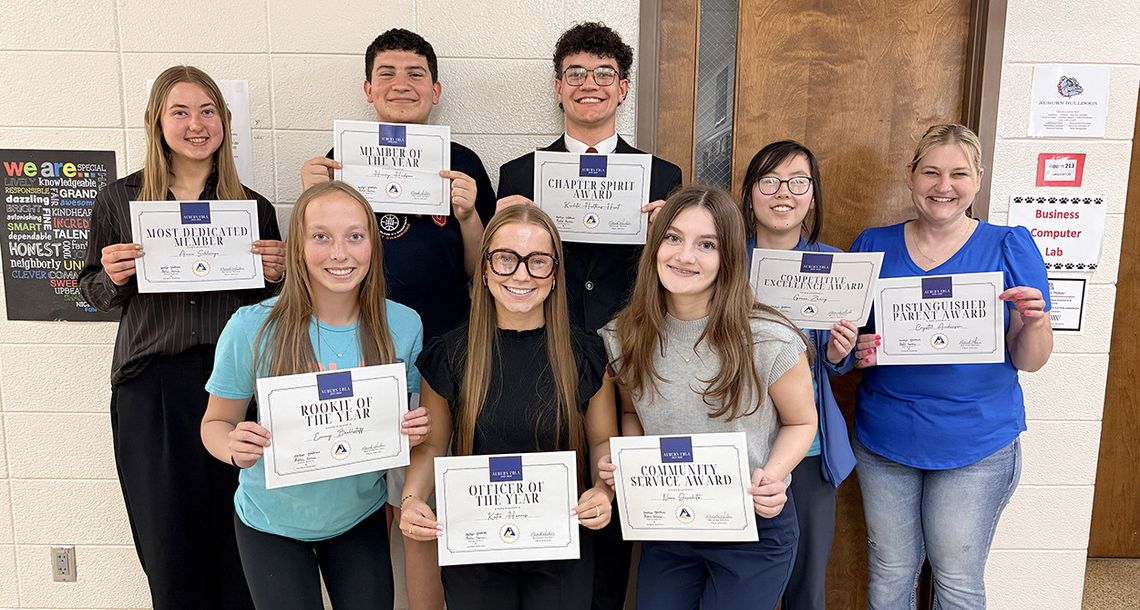 Auburn FBLA Celebrates Year of Service, Leadership at Annual Banquet Auburn FBLA Celebrates Year of Service, Leadership at Annual Banquet