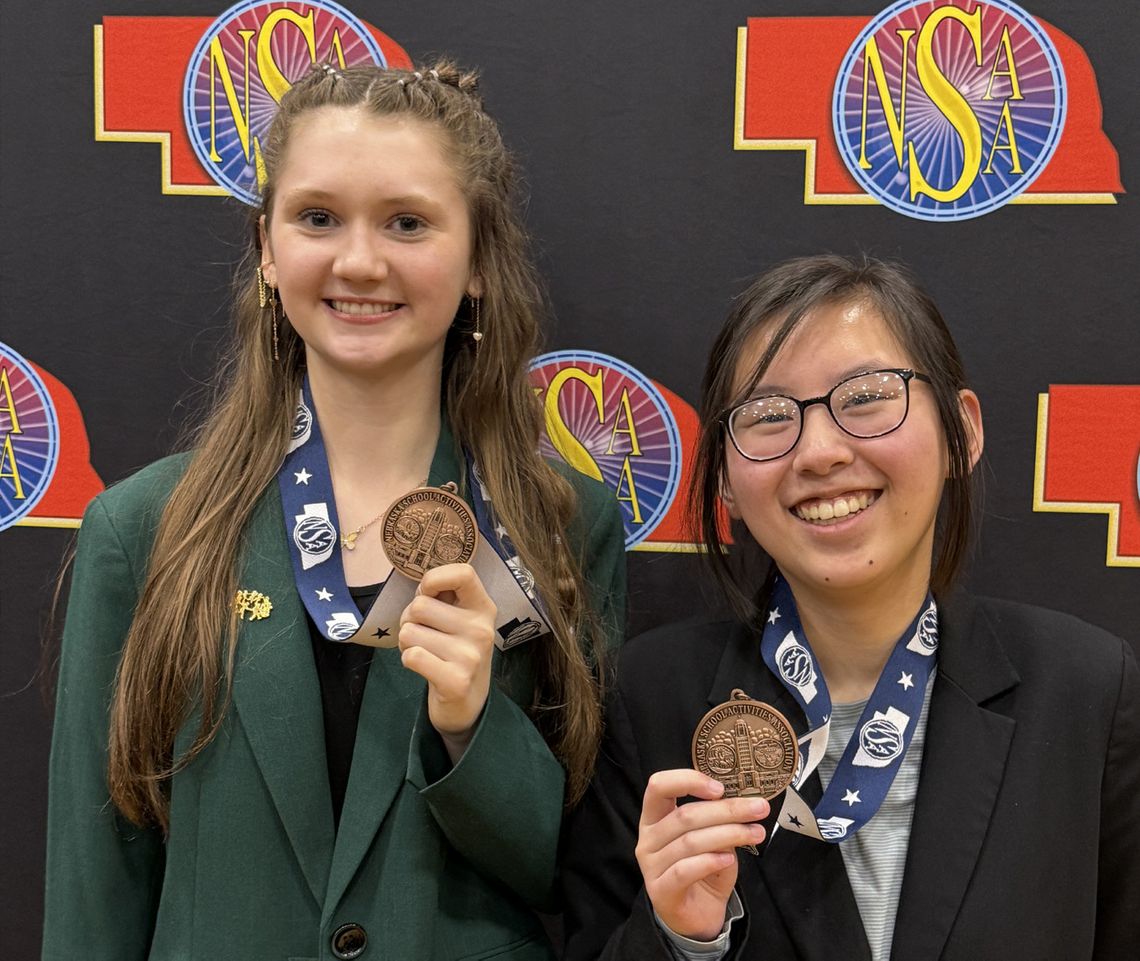 Auburn’s Zhang, Gerdes Medal at Class B State Speech