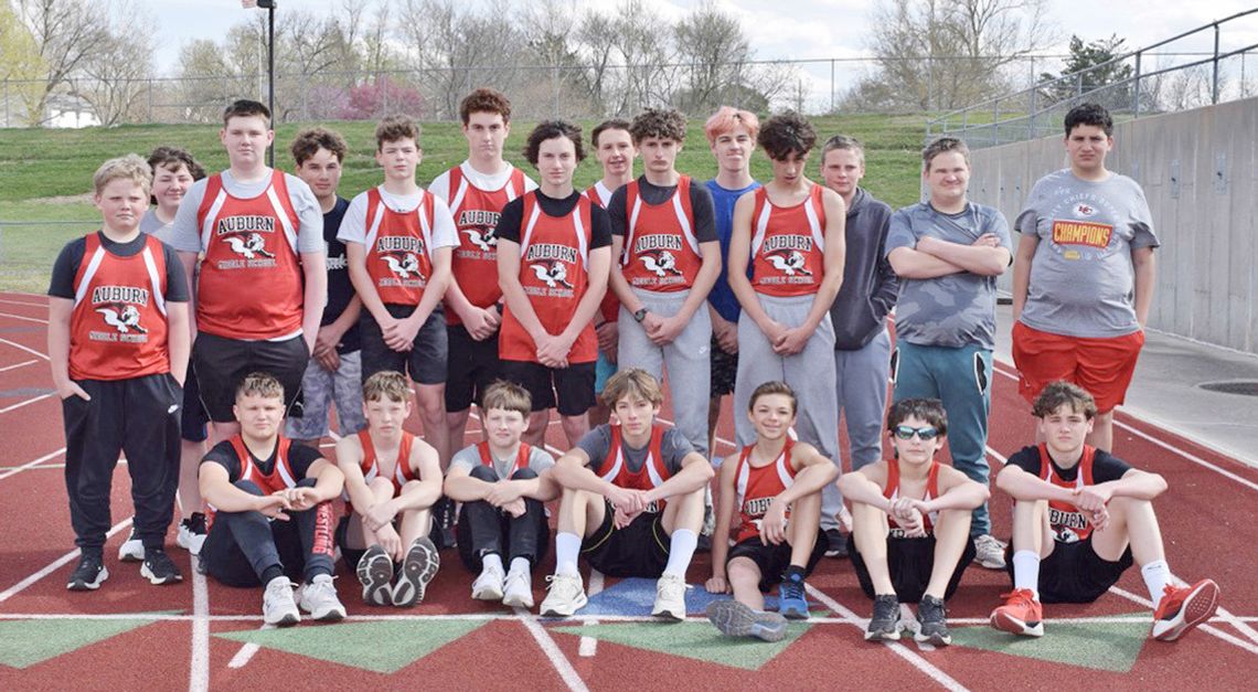 Competing on 2025 Auburn Middle School Track and Field Teams