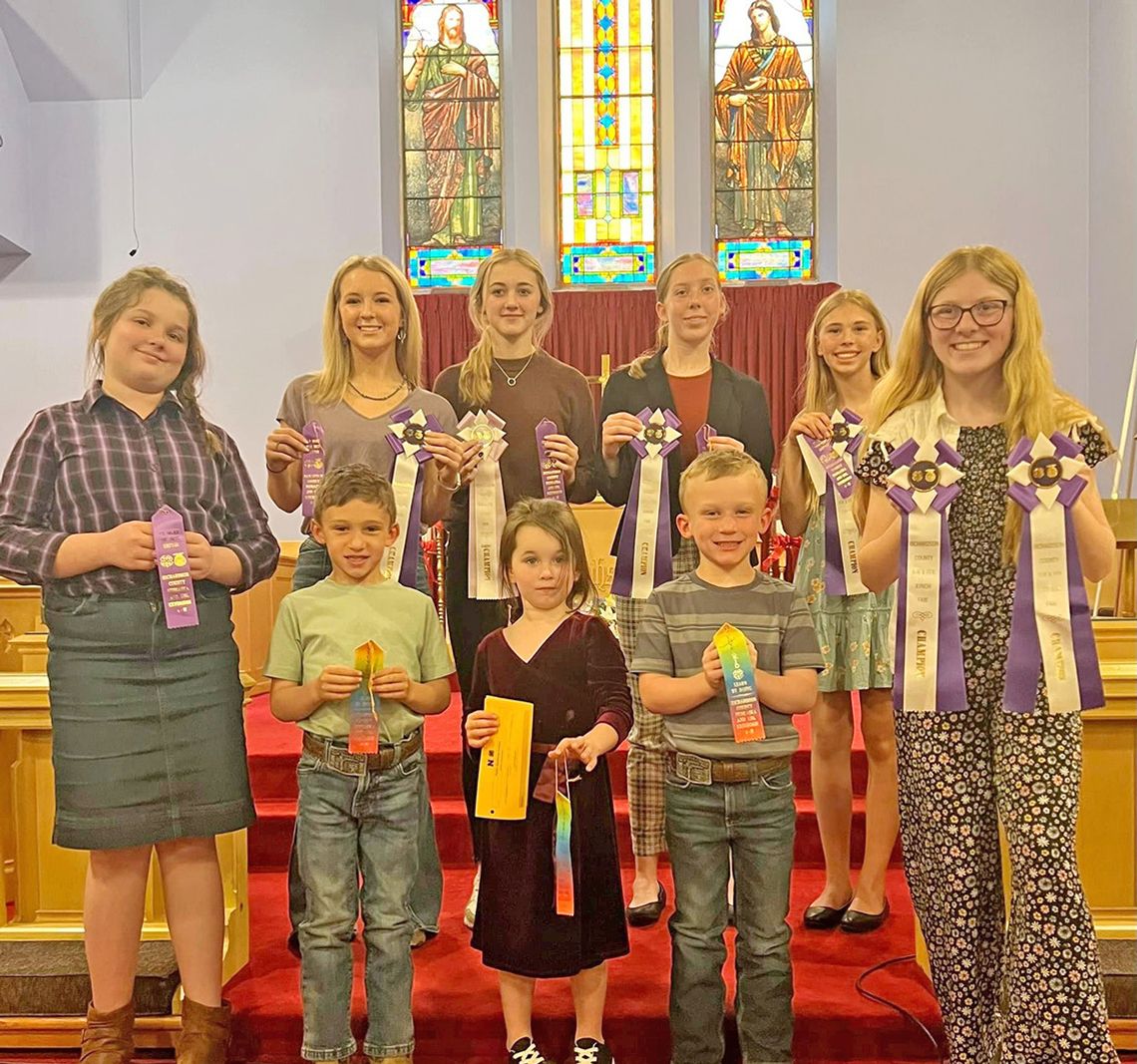 County 4-H’ers Compete in 4-H Public Speaking Contest at Falls City