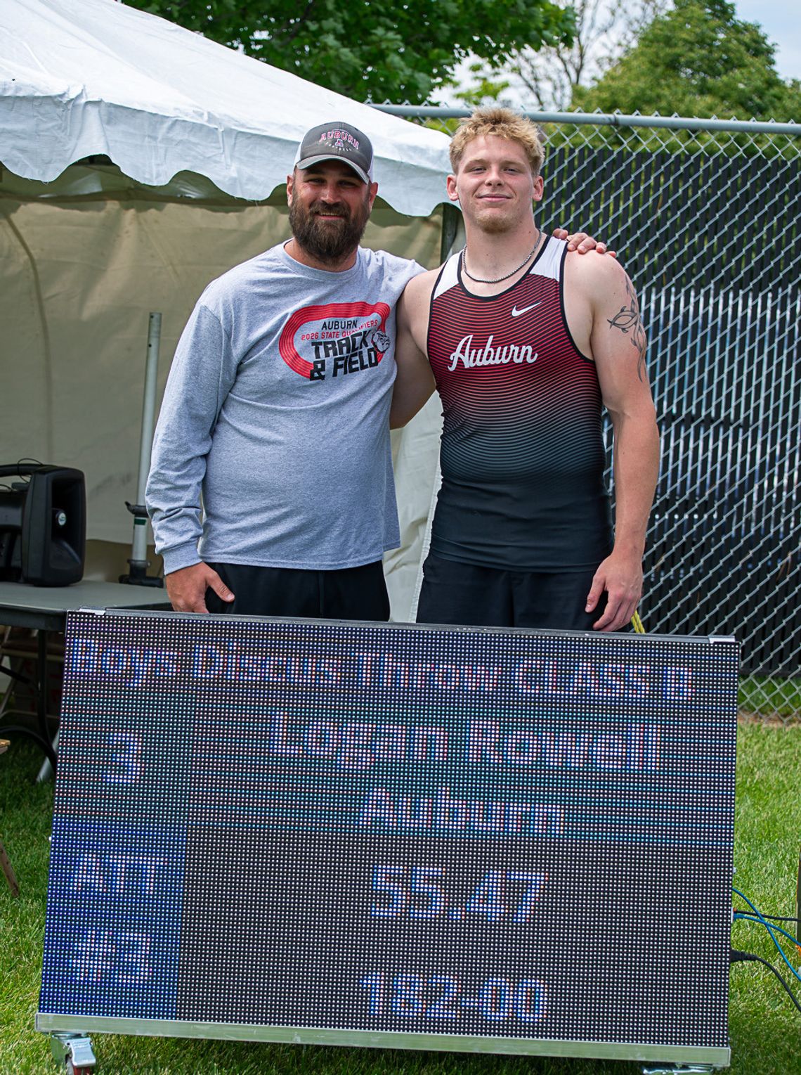 Darnell Smashes Records Earning Two Gold Medals at State Track; Rowell PRs for Third Place Medal
