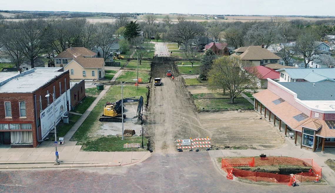 Downtown Revitalization Work Begins in Tecumseh
