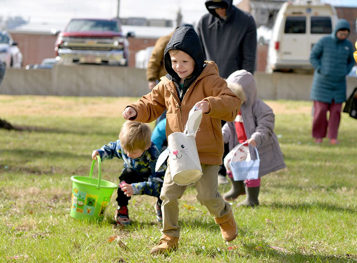 Easter Bunny Hides Treats for Easter Fun
