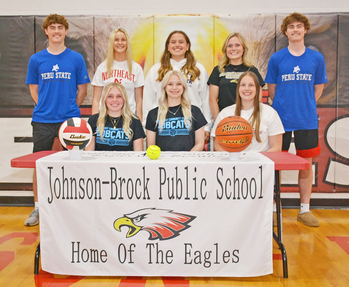 Eight Johnson-Brock Seniors Sign to Further Athletic Careers at Collegiate Levels