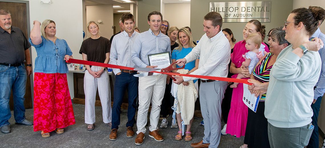 Hilltop Dental of Auburn Celebrates Ribbon Cutting for New Expanded Facility