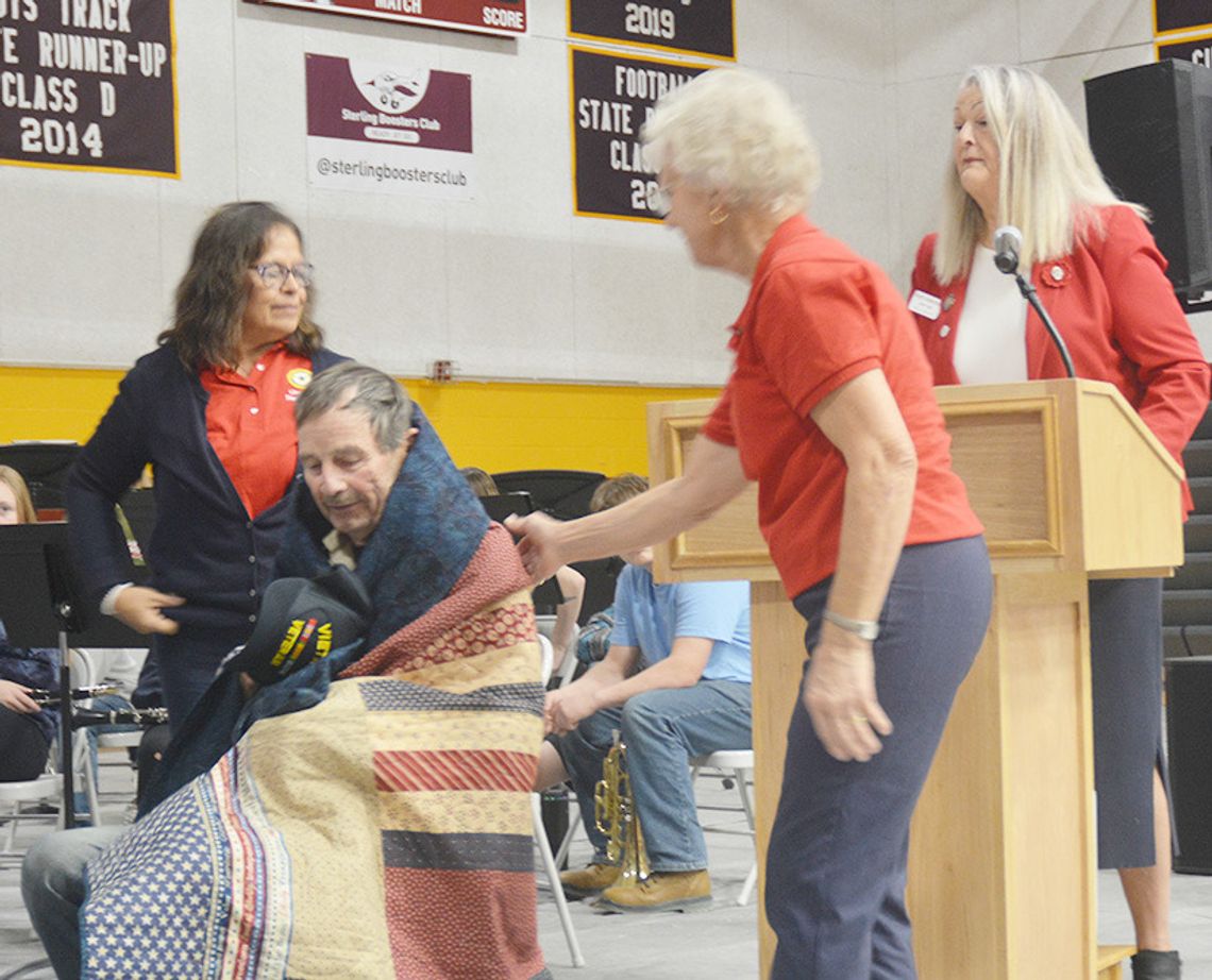 Hollman Speaks at Sterling Veterans Day Program