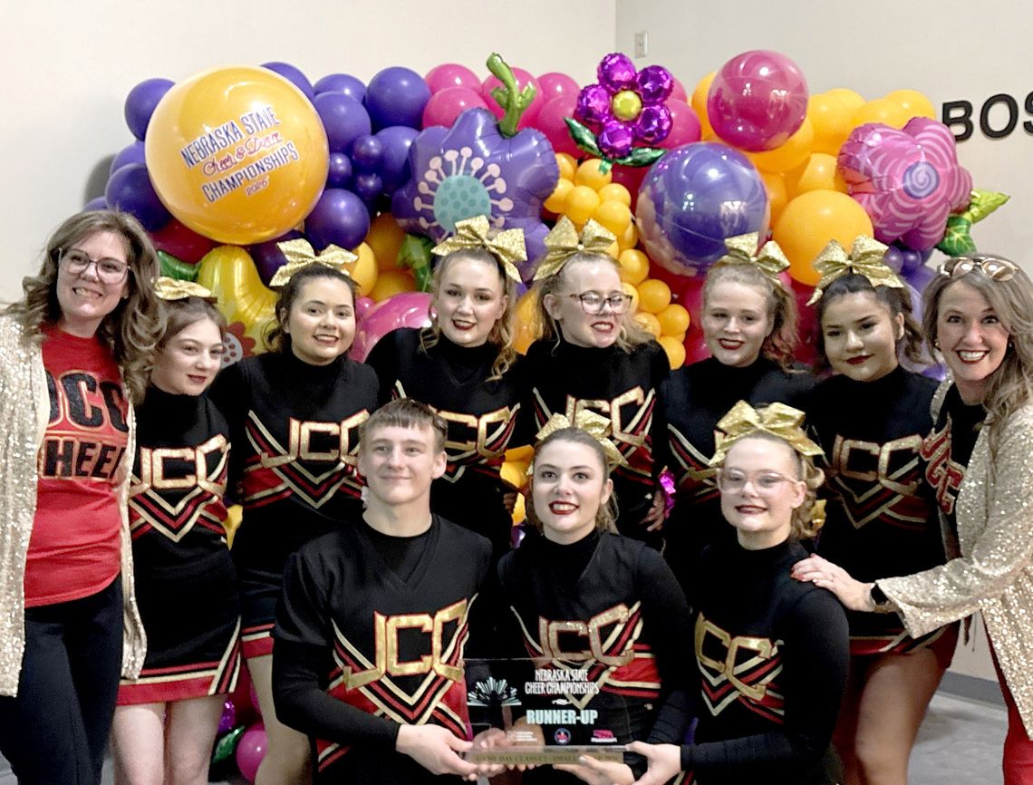 JCC Varsity and Unified Cheer Squads Earn State Runner Up Titles