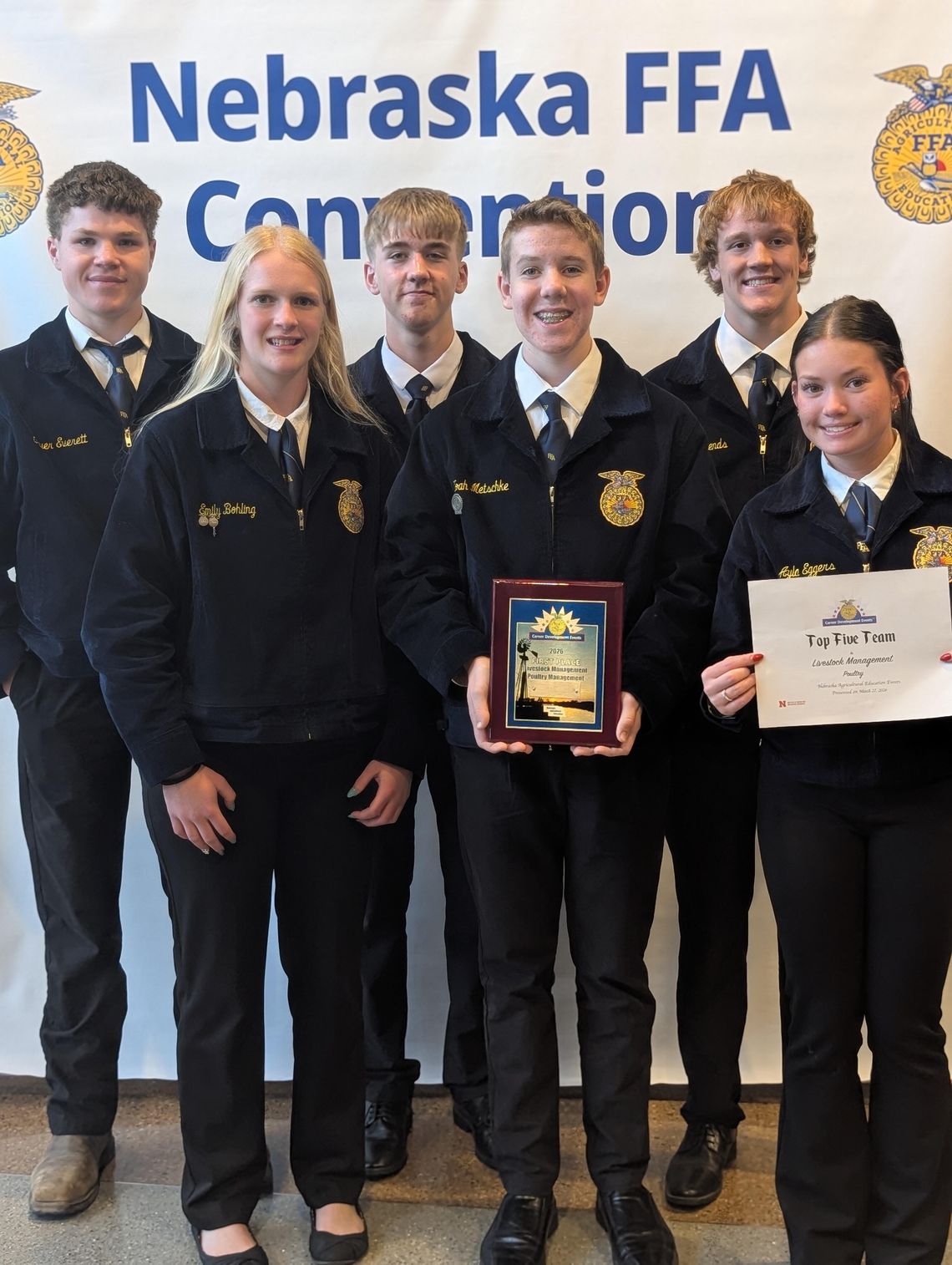 Johnson-Brock FFA Achieves Four State Champions at State Convention