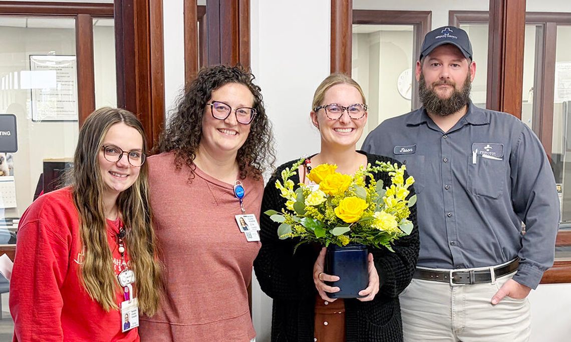 Knipe with Nemaha County Hospital Honored with Caring Kind Award Knipe with Nemaha County Hospital Honored with Caring Kind Award